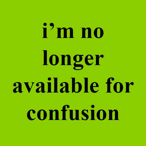 brat im no longer available for confusion